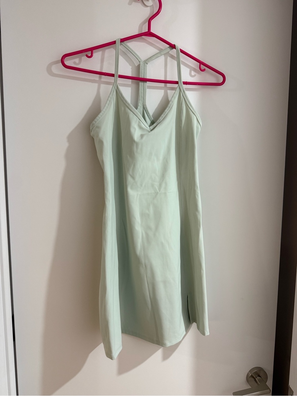 Aritzia Mint Green Slip Chemise with Strappy Back